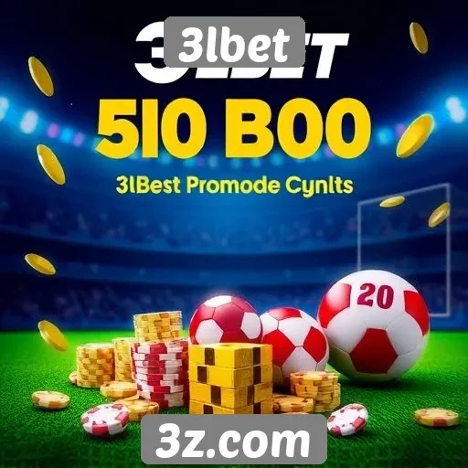 Promoções e bônus oferecidos pelo 3lbet