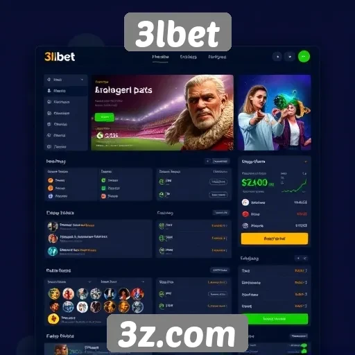 Análise da interface de usuário do site 3lbet